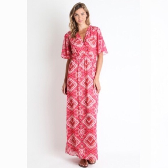 KUT From The Kloth | Printed Kimono Maxi Dress - Picture 5 of 5